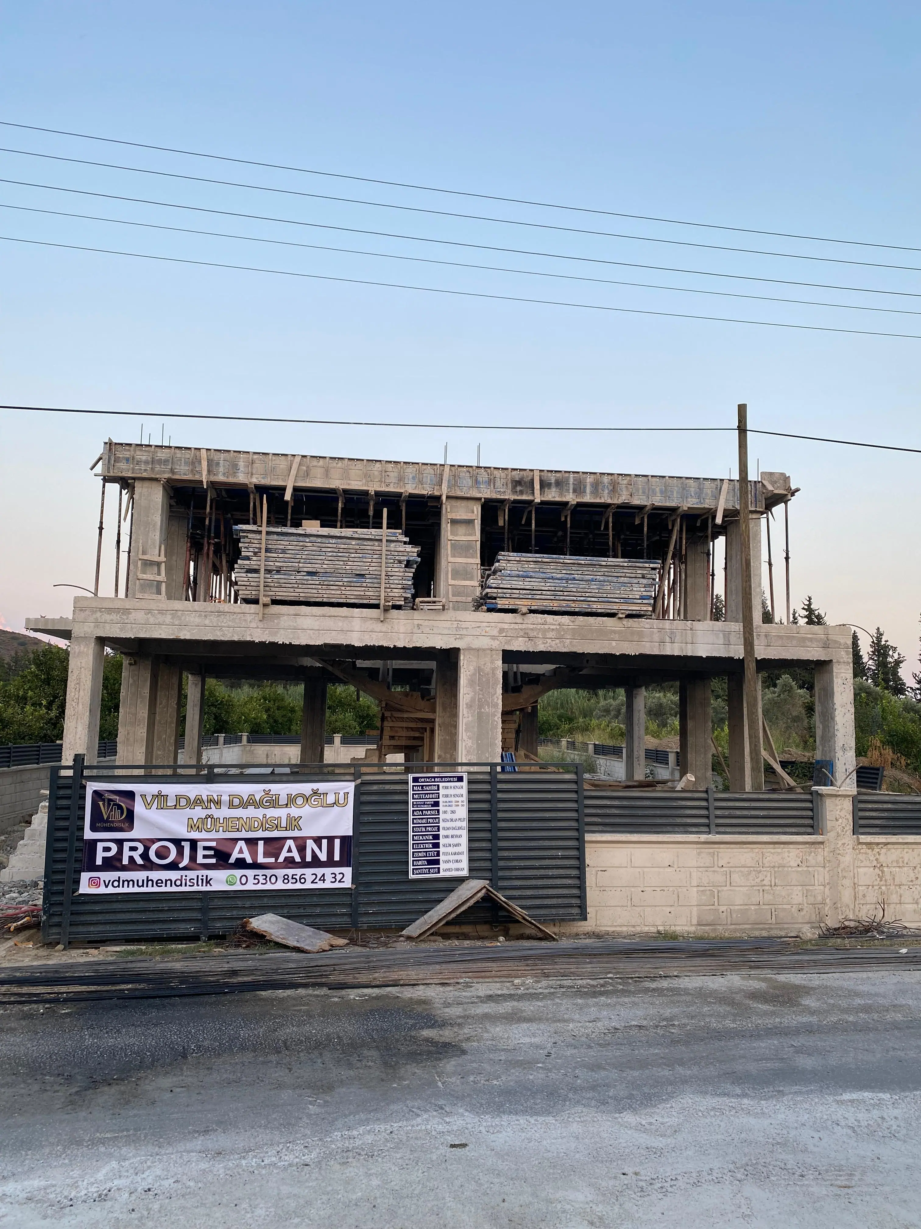Muğla inşaat projesi - VD Mühendislik